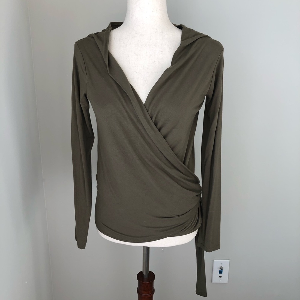 Forever21 surplice wrap-front top